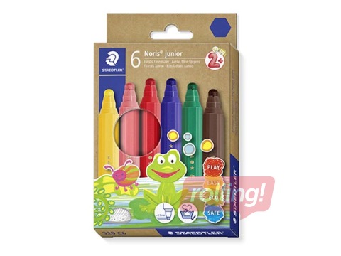 Marker Staedtler Noris junior 329, 6 colours