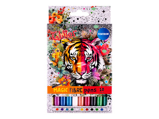 Viltpliiatsid Centrum, JUMBO, MAGIC GLITTER, 10 värvi