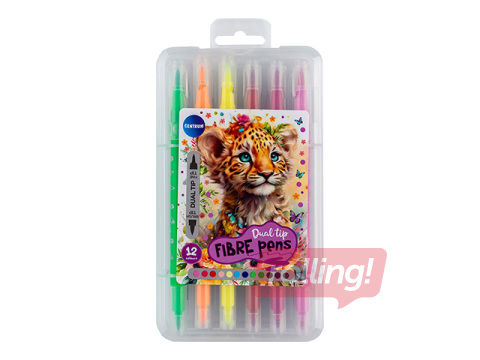 Viltpliiatsid Centrum, ART, kaheotsalised, 12 värvi