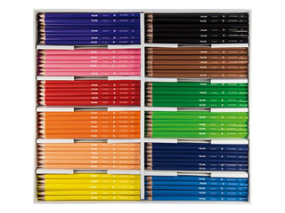 Värvilised pliiatsid Milan 231, kolmnurkne, 288 tk.