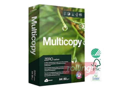 Paber MultiCopy Zero, A4, 80 g/m2, 500 lehte