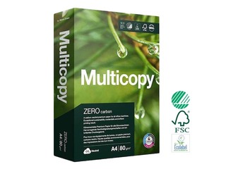 Paber MultiCopy Zero, A4, 80 g/m2, 500 lehte