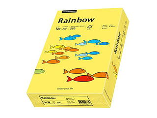 Koopiapaber Rainbow 14, A4, keskmine kollane, 80g/m², 500 lehte