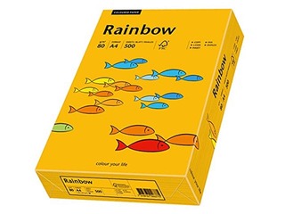 Koopiapaber Rainbow 24, A4, oranž, 80g/m², 500 lehte