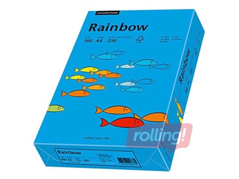 Koopiapaber Rainbow 88, A4, 80 gsm, 500 lehte, intensiivne sinine