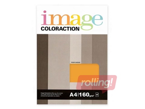 Koopiapaber Image Coloraction Mid Orange, A4, heleoranž, 80g/m², 50 lehte