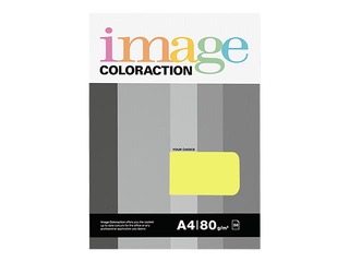 Koopiapaber Image Coloraction, A4, 80 gsm, 50 lehte, Florida / Lemon Yellow