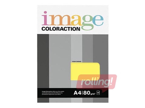Koopiapaber Image Coloraction, A4, 80 gsm, 50 lehte, Desert / Pale Yellow