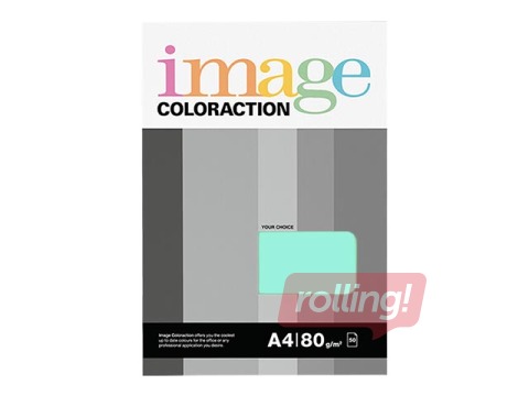Koopiapaber Image Coloraction, A4, 80 gsm, 50 lehte, Bermuda / Azure Blue