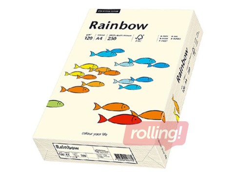 Koopiapaber Rainbow 03, A4, kreemjas, 160g/m², 250 lehte