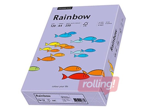 Koopiapaber Rainbow 60, A4, 160 gsm, 250 lehte, lilla