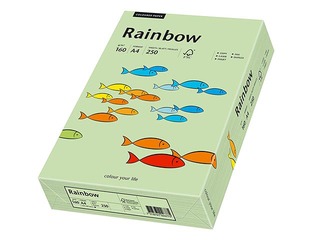 Paber Rainbow 72, A4, hele roheline, 160g/m², 250 lehte