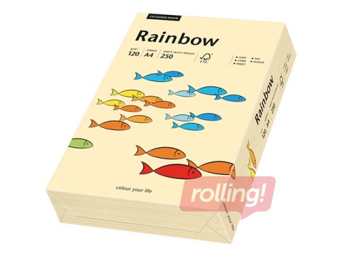 Paper Rainbow 06, A4, 120 gsm, 250 sheets, chamois