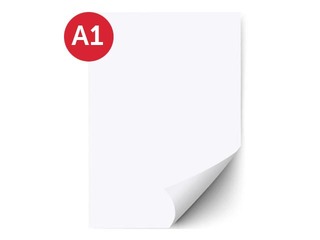 SALE Kartong Happy Color, A1, valge, 25 lehte
