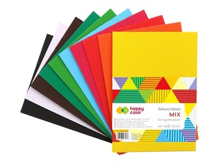 Lainepapp Happy Color MIX, A4, 10 värvi, 10 lehte