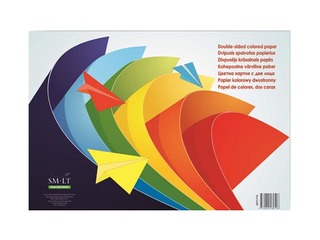 SALE Värvipaber kahepoolne, A3, 16 lehte, kileümbrises