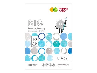 Joonistuspaber Happy Color, A4, 170g/m², 60 lehte