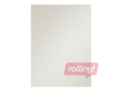 Decorative paper Millenium, pearl white, A4, 220g/m², 20 sheets