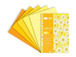 Disainpaber Yellow A4, 170 g/m2, 20 lehte, kollane