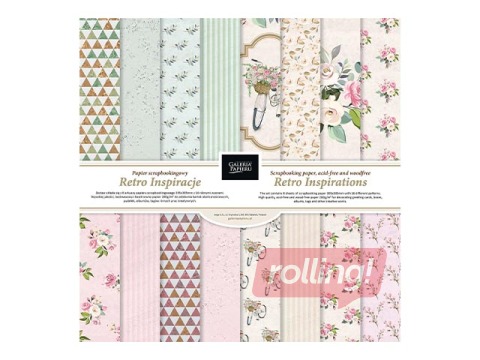 Scrapbooking Paper Retro Inspirations, 8 lehte