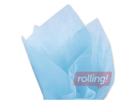 Siidipaber Bleu ciel 33, 18g/m², 50x75cm, 24 lehte