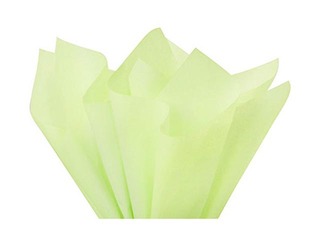 Siidipaber Vert amande 74, 18g/m², 50x75cm, 24 lehte