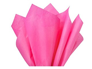 Siidipaber Rose vif 820, 18 g/m2, 50 x 75 cm, 24 lehte