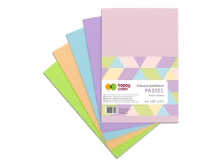 Vahtplastist käsitööleht Happy Color, Intensive, A4, 5 lehte, 5 värvi