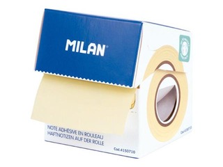 Kleeppaber rullis Milan, 50 mm x 10 m, kollane