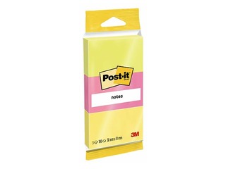 Sticky notes Post-it, 38x51 mm, 3x100l., neon colours