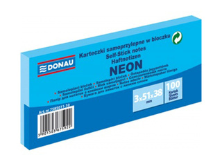 Märkmepaberid Donau, 38×51, 3×100 lehte, neoonsinised