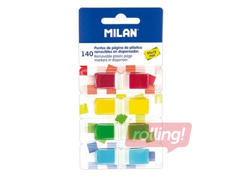 Index tabs Milan, plastic, 12 x 45 mm, 4х35 sheets