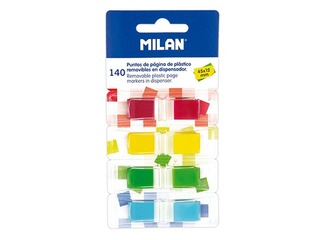 Index tabs Milan, plastic, 12 x 45 mm, 4х35 sheets