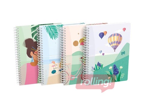 Kaustik Oxford Horizons, A5, ruuduline, 60 lehte