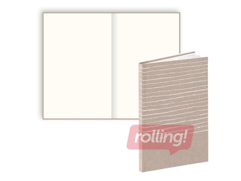 Notebook, 120x187 mm, beige