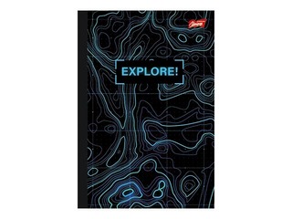SALE Kaustik Unipap B5, Explore, ruuduline, 96 lehte