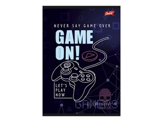 PROMO Notebook Unipap A4, Game On, squared, 32  pages