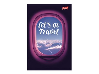 SALE Kaustik Unipap B5, Let's Go Travel, ruuduline, 160 lk