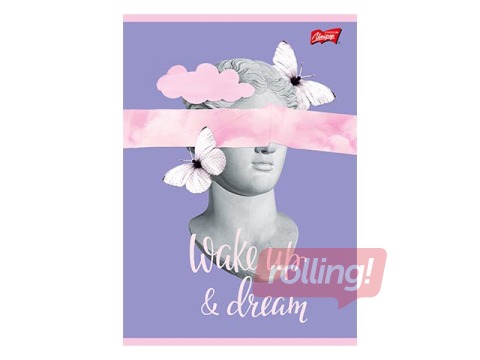 Vihik Unipap, Wake up & dream, ruuduline, A5, 60 lehte