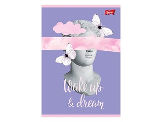 Vihik Unipap, Wake up & dream, ruuduline, A5, 60 lehte