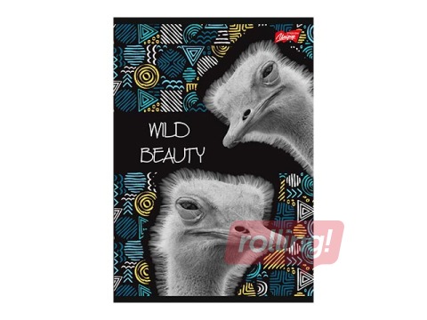 Vihik Unipap, Wild Beauty, Strauss, joondus, A5, 60 lehte