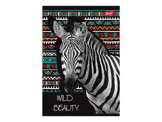 Vihik Unipap, Wild Beauty, Sebra, joondus, A5, 60 lehte