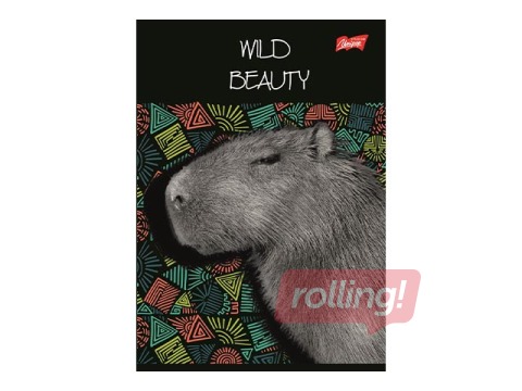 Vihik Unipap, Wild Beauty, ruuduline, A4, 80 lehte
