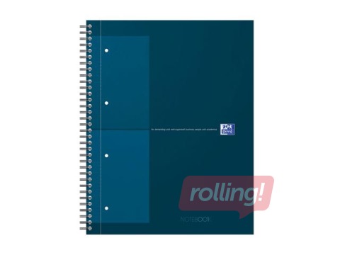 Vihik Oxford, International Limited Edition, A4+, ruuduline, 80 lehte, sinine