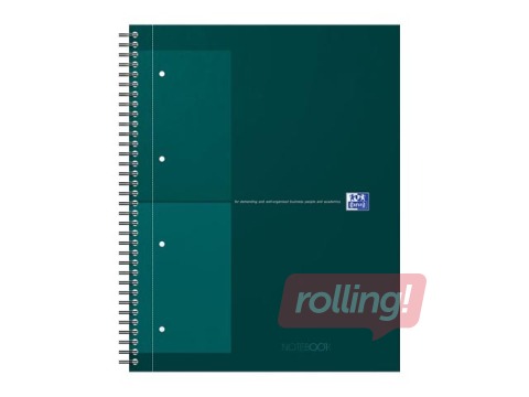 Vihik Oxford, International Limited Edition, A4+, ruuduline, 80 lehte, roheline