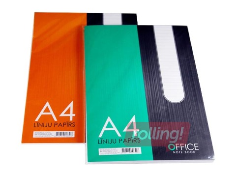 Kirjapaber ABC Jums Office, A4, jooneline, 100 lehte