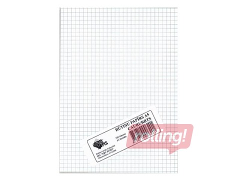 Kirjapaber ABC Jums, A5, ruuduline, 100 lehte