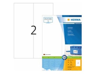 Etiketid Herma Premium A4 105 x 297 mm, valged, 100 lehte