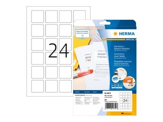 Kleebised Herma, QR-kood, A4, 40x40mm, valged, vastupidavad, 25 lehte