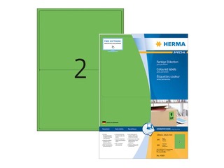 Etiketid Herma, A4, 199,6 x 143,5 mm, 100 lehte, isekleepuv, roheline